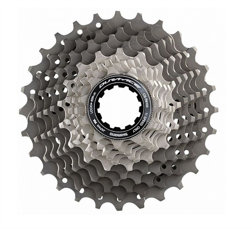 SHIMANO Kaseta Dura Ace CS-R9100 szary-srebrny / Ilość biegów: 11 / Stopniowanie: 11-25 ICSR910011125