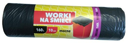 Lumarko Worki Na Śmieci Mocne 160l Horeca 10szt Grafit.. ART000125