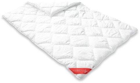 Badenia Bettcomfort Trendline Micro kołdra pikowana na 4 pory roku, możliwość prania w 95°C, biały, 135x200 cm 03753430140