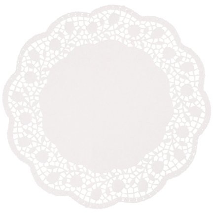 PAPSTAR Papstar 18270 podkładka koronkowa pod tort, średnica 30 cm, 250 sztuk, kolor biały 18270