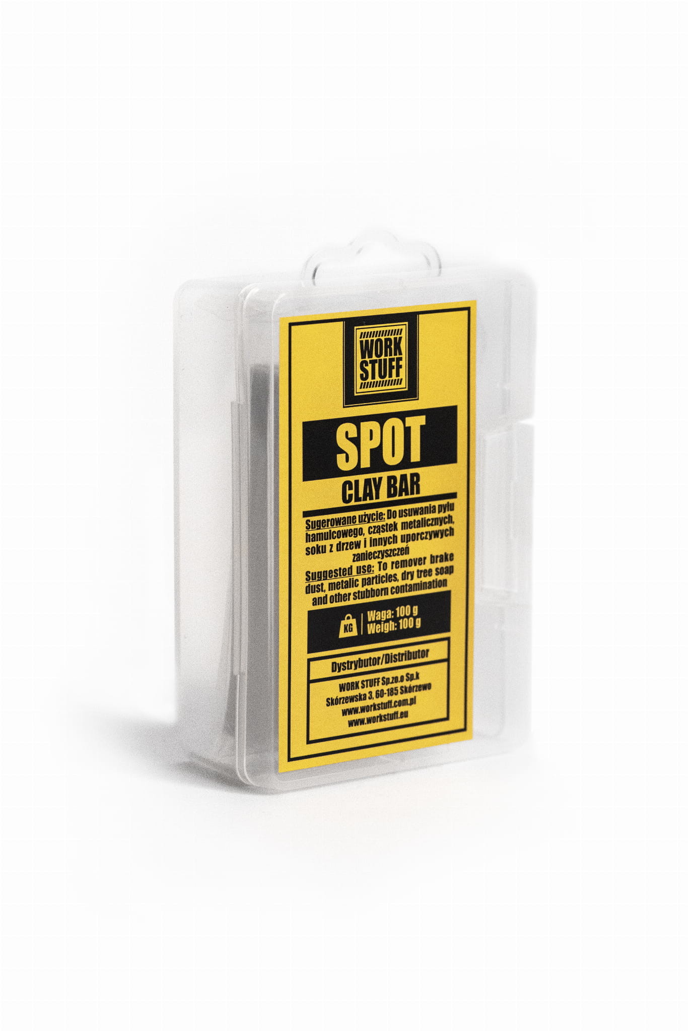 WORK STUFF SPOT Clay Bar 100g - Glinka do auta WS 029