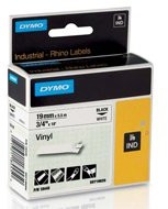 DYMO RHINO taśma do drukarek Rhino | 18445 | 19mm/5,5m | czarny/biały | winylowa