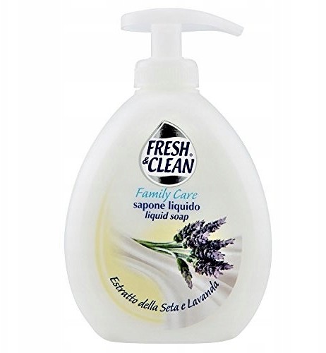 Fresh Clean Jedwab i Lawenda mydło w płynie