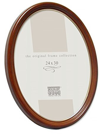 Deknudt Frames Deknudt ramki na zdjęcia owalne żywica syntetyczna klasyczny czarny, brązowy, 18 x 24 cm S100H1-18.0X24.0