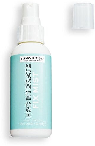 Makeup Revolution Nawilżający spray utrwalający i baza Relove H2O Hydrate Fix Mist) 50 ml