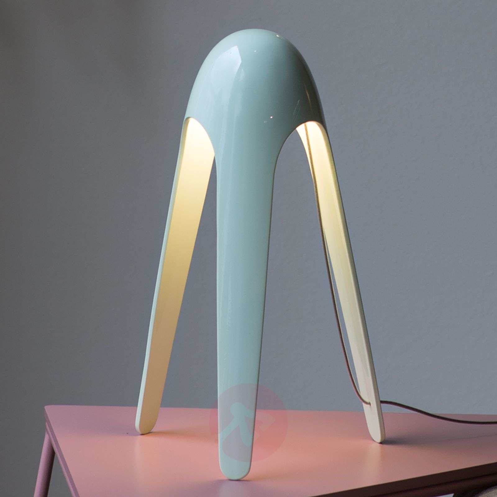 Martinelli Luce Martinelli Luce Cyborg - lampa stołowa, niebieska