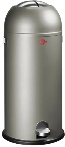 Wesco Kickmaster Maxi kosz na odpady, srebrny (neusilber), pojemność: 40 l 180 731-03