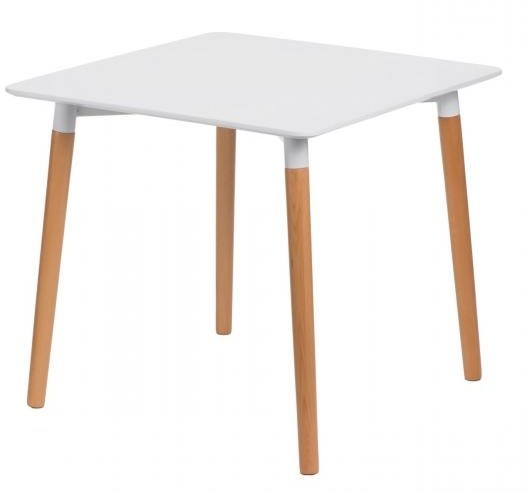 D2.Design Stół Copine blat biały 80x80 cm 64737