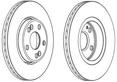 FERODO (FEDERAL-MOGUL) Tarcza hamulcowa (FEDERAL-MOGUL) DDF1123
