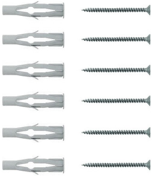 Fischer Kołki uniwersalne z wkrętami FU 10 x 60 mm 4 szt. 84328