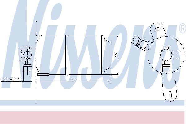 NISSENS Osuszacz, klimatyzacja NISSENS 95184