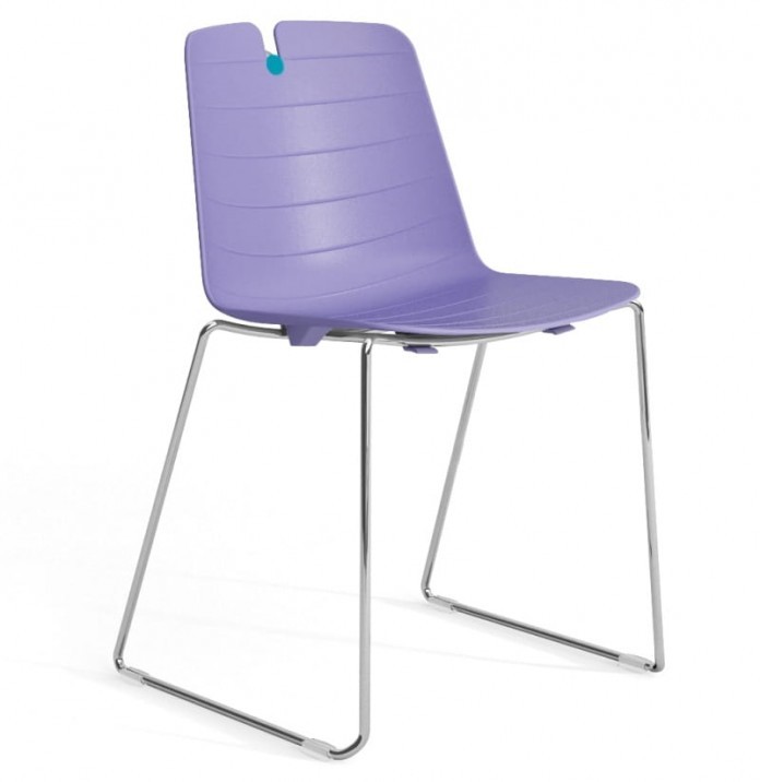 Intarseating Krzesło MINDY na płozie KB-MINDY-PL-120