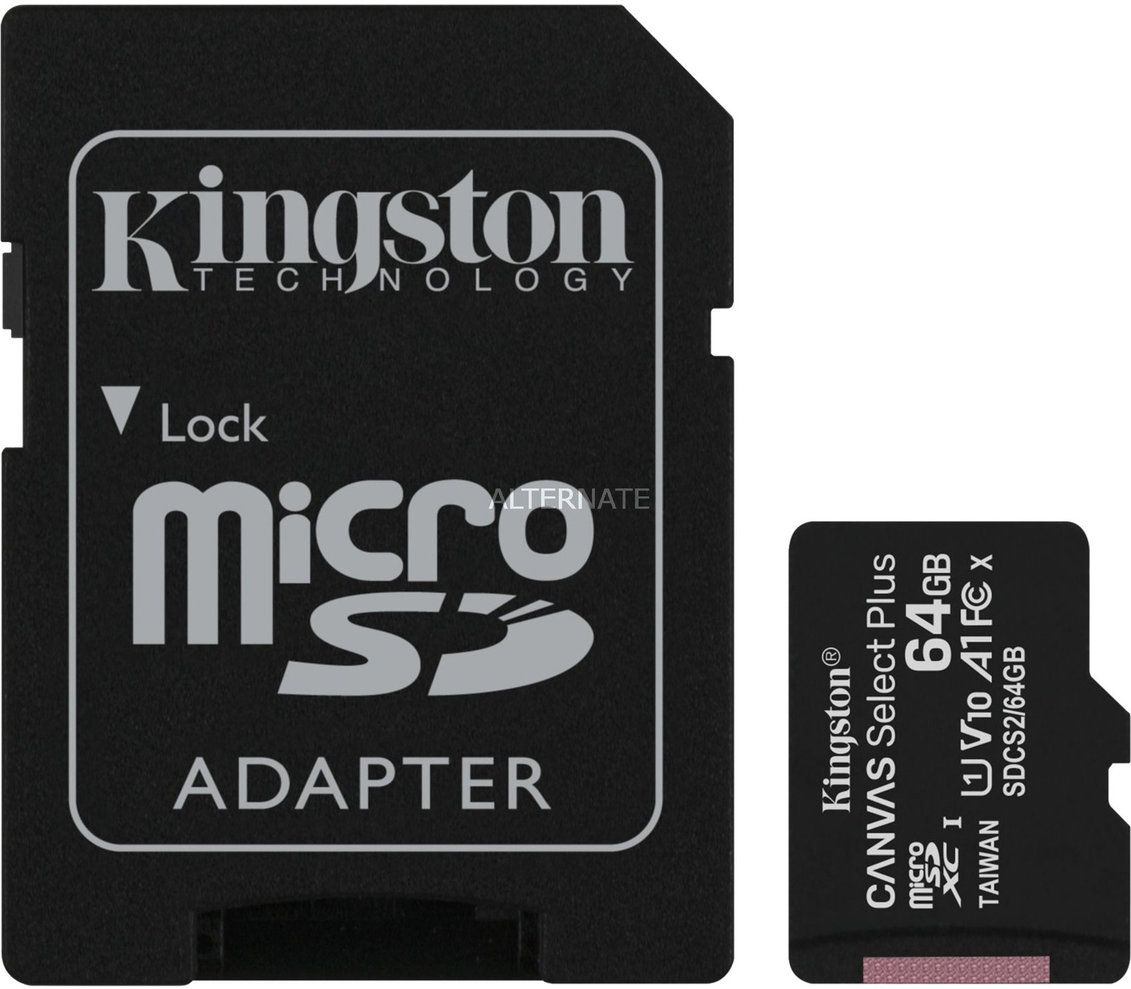 Kingston Canvas Select Plus 64GB (SDCS2/64GB-2P1A)