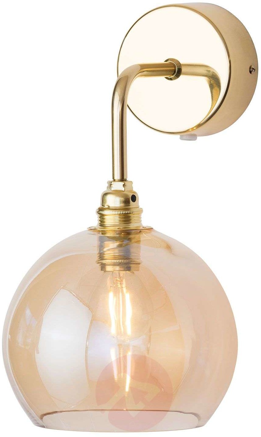 EBB & FLOW EBB & FLOW Rowan Wandlampe gold Schirm gold-rauch