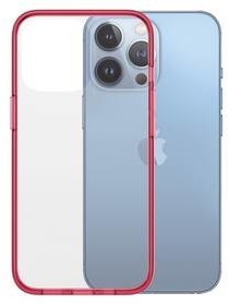 PanzerGlass Obudowa dla telefonów komórkowych ClearCaseColor na Apple iPhone 13 Pro 0340) Czerwony/przezroczysty