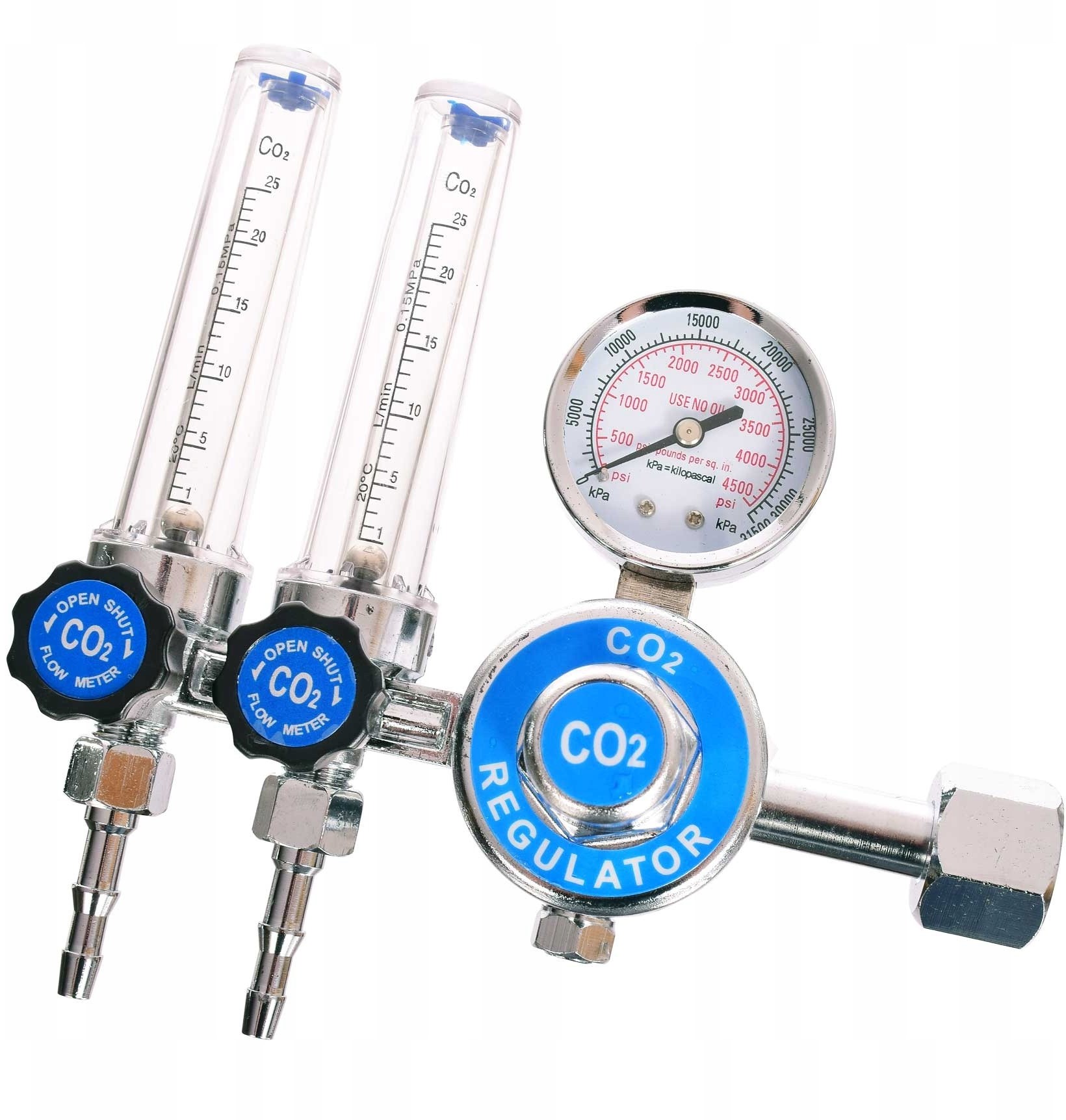 Reduktor 2x Rotametr CO2 Argon Mig Tig Mag migomat