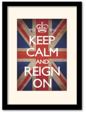 Pyramid International zdjęcie z zawieszeniem w ramie A3, angielskim napis: Keep Calm and Reign on MP10212P-PL