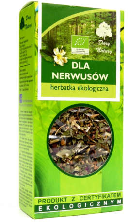 Dary Natury HERBATKA DLA NERWUSÓW BIO 50 g -