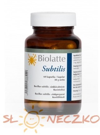 Biolatte Subtilis (probiotyk + cynk) 60 kapsułek 000-BB28-78737