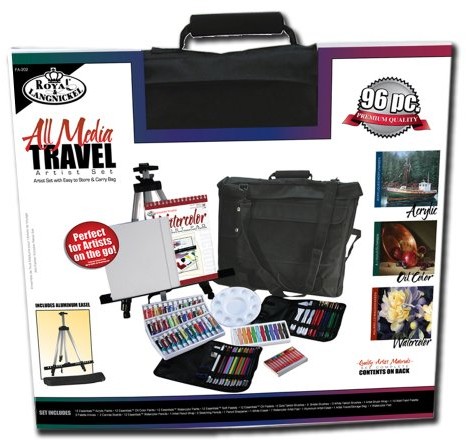 Royal Langnickel Royal & Lang Niklowo-Atelier podróżna All Media Travel Artist zestaw kompletny zestaw FA-202