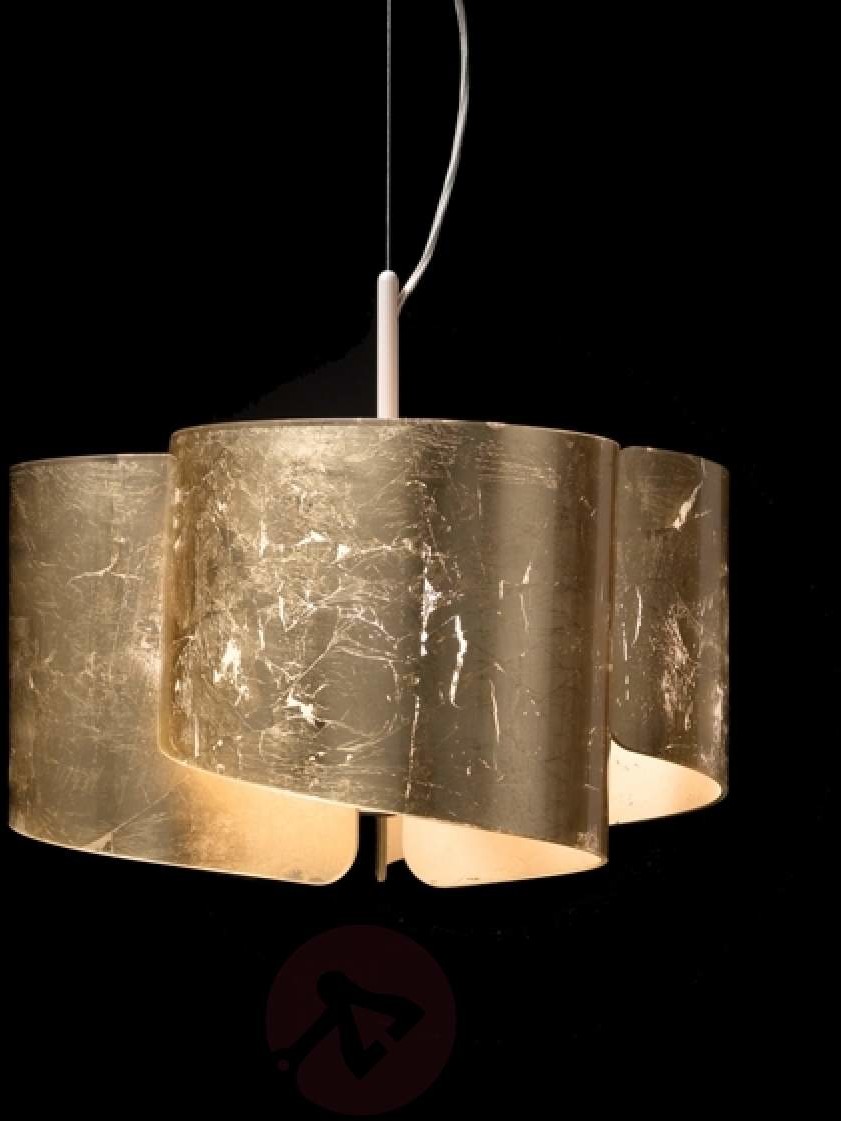Selene Lampa wisząca Papiro z klasą 3-pkt. złota