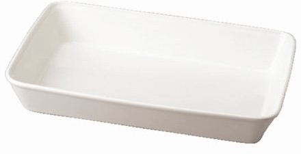 Churchill Super Vitrified Churchill Super przeszklonymi połaciami ca949 Counter-Serve prostokątny naczynie do zapiekania, biały (4 sztuki) CA949