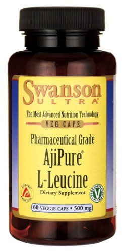 Swanson AjiPure L-Leucyna 500mg - (60 kap)