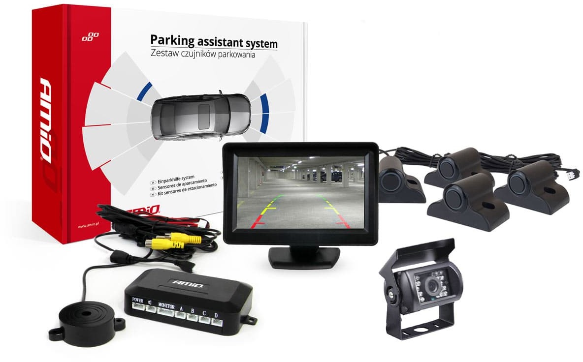 Zestaw czujników parkowania tft01 4,3