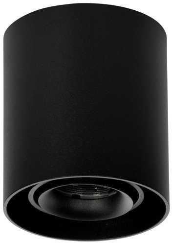 Leddom Oprawa sufitowa spot tuba natynkowa BORK R śr. 11,5cm czarny - czarny 457419