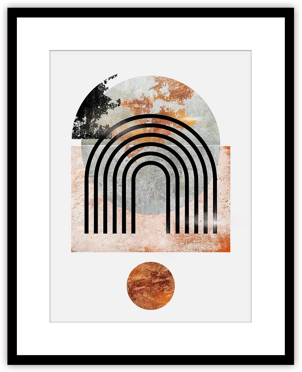 Dekoria Obraz Abstract I 40x50cm copper 40 x 50 cm 183-116-00
