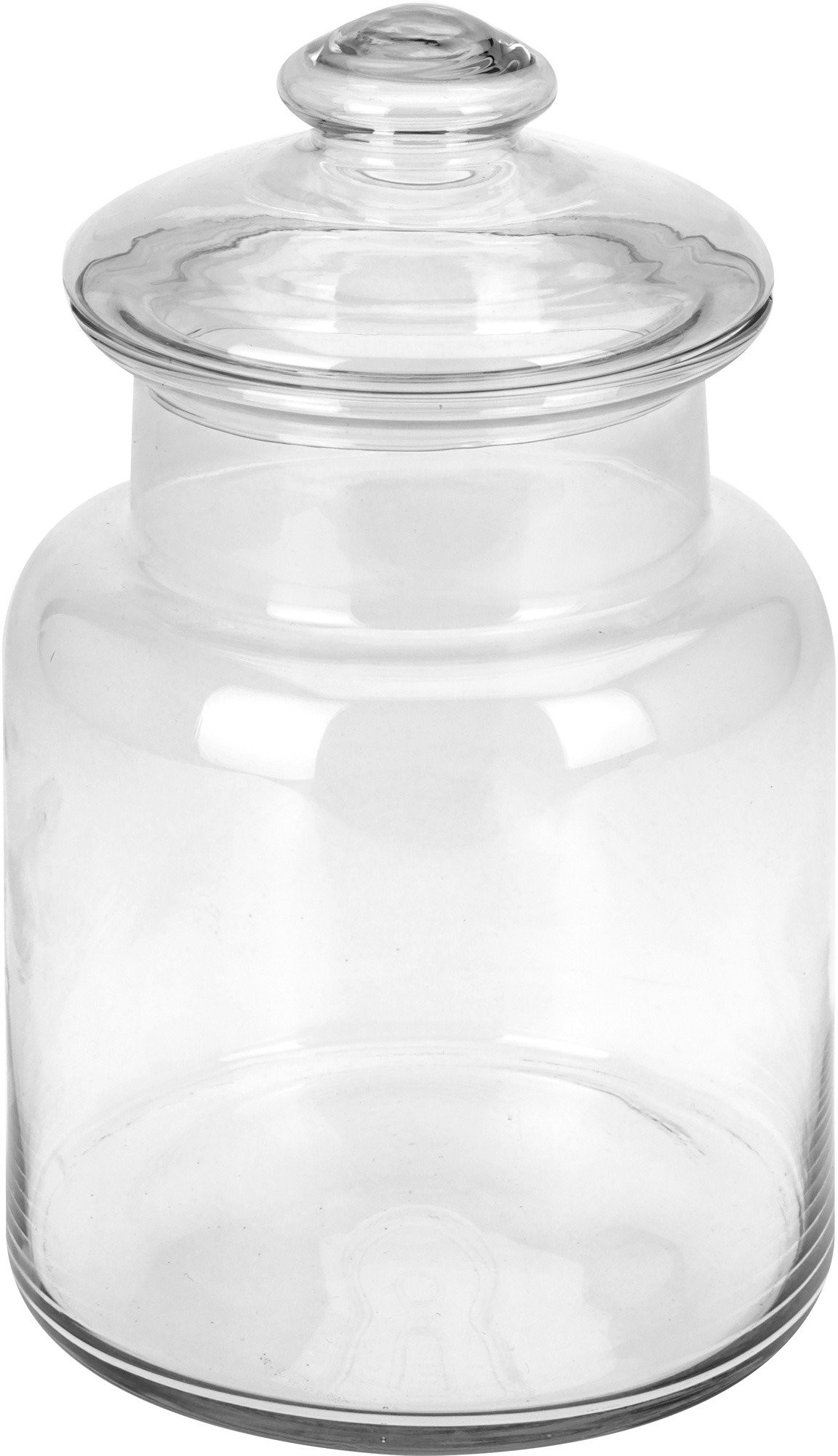 EH Excellent Houseware Słoik na słodycze z hermetycznym zamknięciem 25 cm szklany B07Y91B9XT