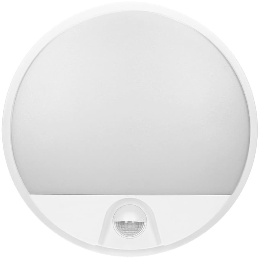 Orno AGAT LED 10W oprawa ogrodowa z czujnikiem ruchu 140st 850lm IP54 4000K biała OR-OP-6111WLPMR4