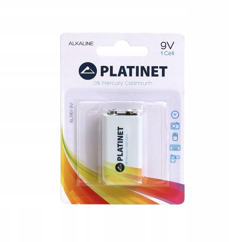 Platinet Battery Alkaline Pro 9V / 6LR61 BLISTER*1