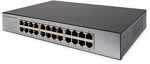 Digitus Fast Ethernet Switch N-Way 24 porty 10/100 Mbps, 24 x RJ45, wersja Desktop DN-60021-2