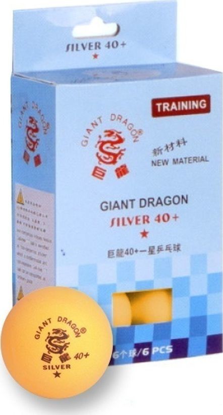 Giant Dragon Piłeczki do ping ponga Silver Star 6 sztuk 8341 P5986