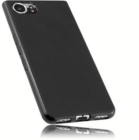 Mumbi Etui kompatybilne z BlackBerry KEYone etui na telefon komórkowy, czarne 22267-BlackBerry KEYone
