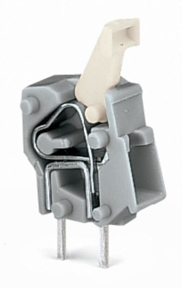 Wago Zacisk sprężynowy 2.50 mm Ilość PIN 1 257-401 Kolor szary 500 szt 257-401