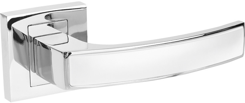Kuchinox KLAMKA SAVIO KOLOR CHROM/BIAŁY KSO_000W