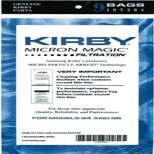Kirby k197394 Micron Magic worków na kurz  9 Pack 197394