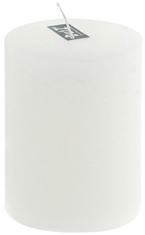 WEBHIDDENBRAND ŚWIECA RUSTYKALNA H15 D10 cm BIAŁA ŚWIECA RUSTYKALNA H15 D10 cm BIAŁA