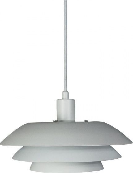 NoName Lampa wisząca lampa wisząca DL31 31 cm E27 stal 60W biały matowy twm_870664