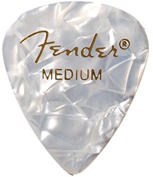 Fender 351 Shape Premium Picks (opakowanie 12 szt.) - białe 0980351805