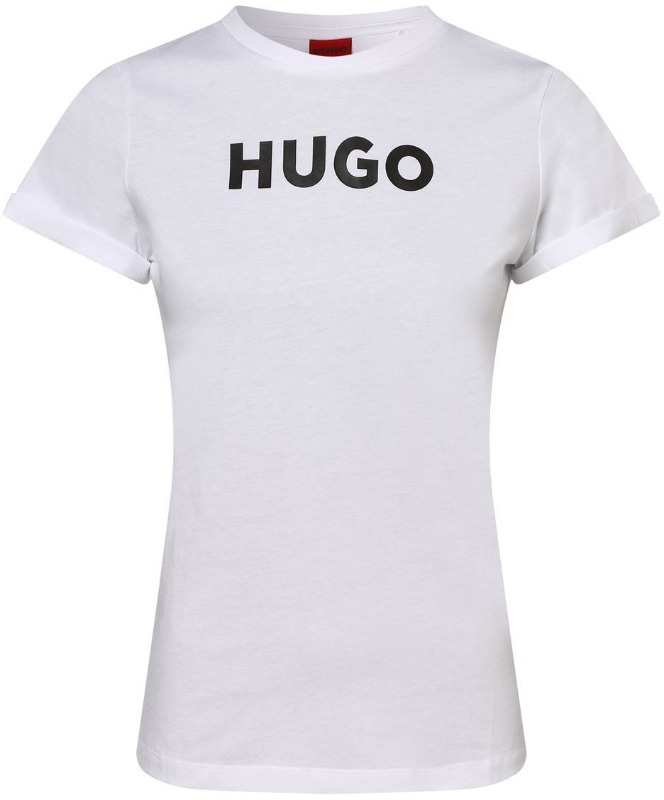 HUGO HUGO - T-shirt damski  The HUGO Tee, biały