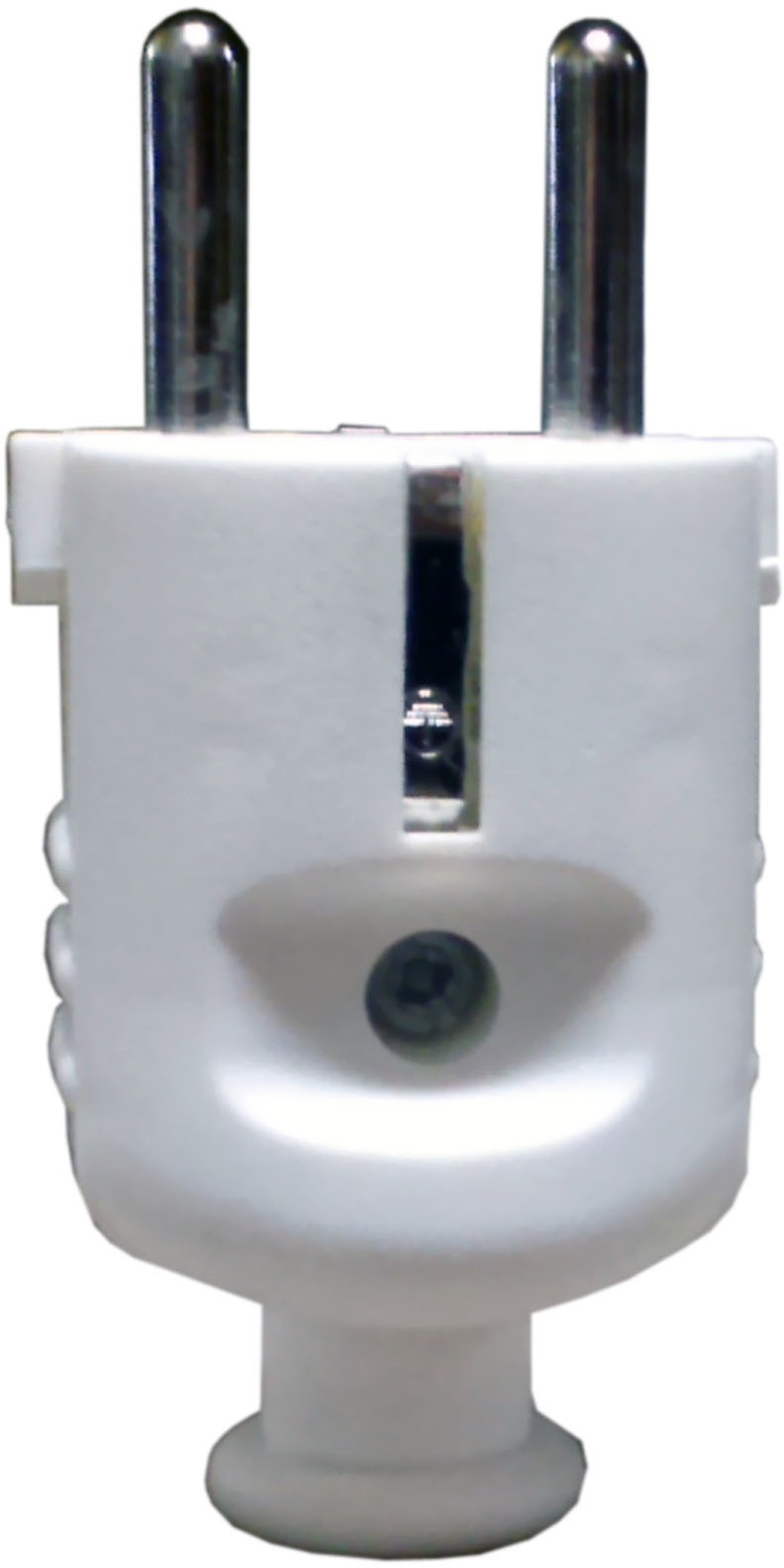 Wtyczka prosta 08266 biała 230V