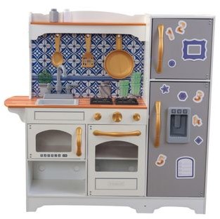 KidKraft Kuchnia dla dzieci Mosaic Magnetic Play Kitchen 3 lata + 53448