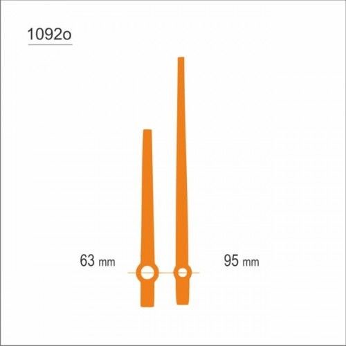 Atrix Wskazówki zegarowe pomarańczowe /W1092 1092O