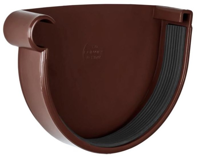 Denko rynny z uszczelnieniem 130 mm Lewe Brąz