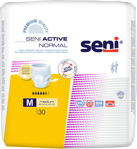 Seni Active Majtki chłonne Active Normal (2) Medium 30szt. SE-096-ME30-AN1