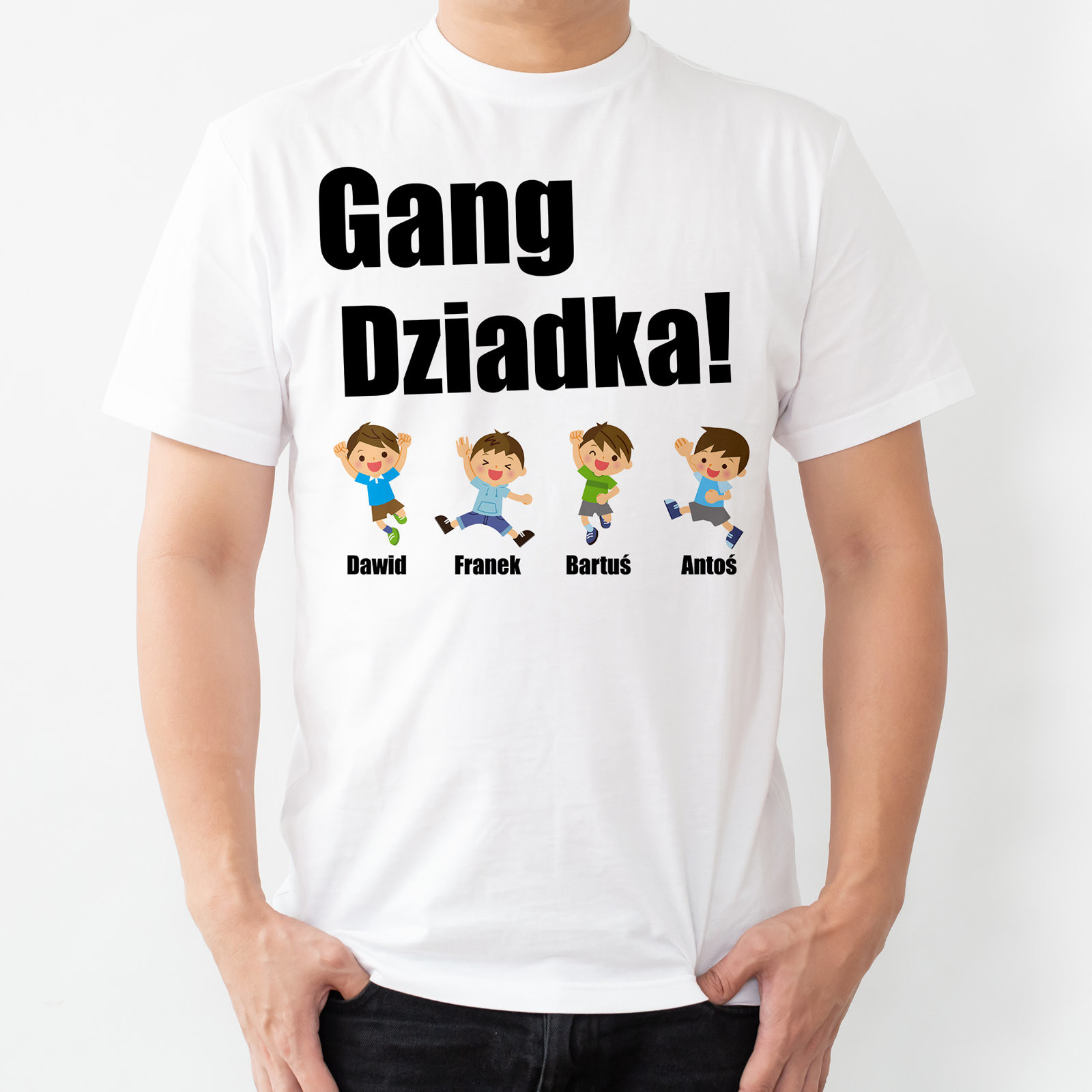 Poczpol Gang dziadka - koszulka męska 42676-A