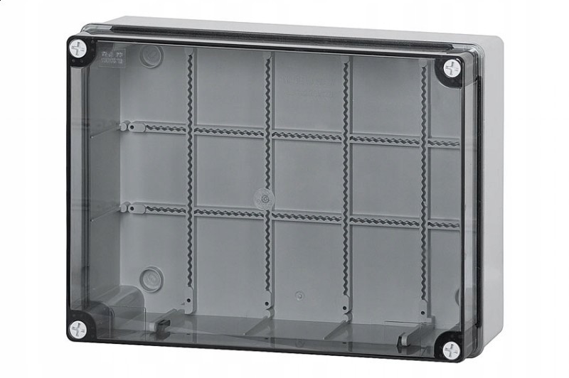 Puszka hermetyczna Fg 300x220x120 pokrywa przeźro